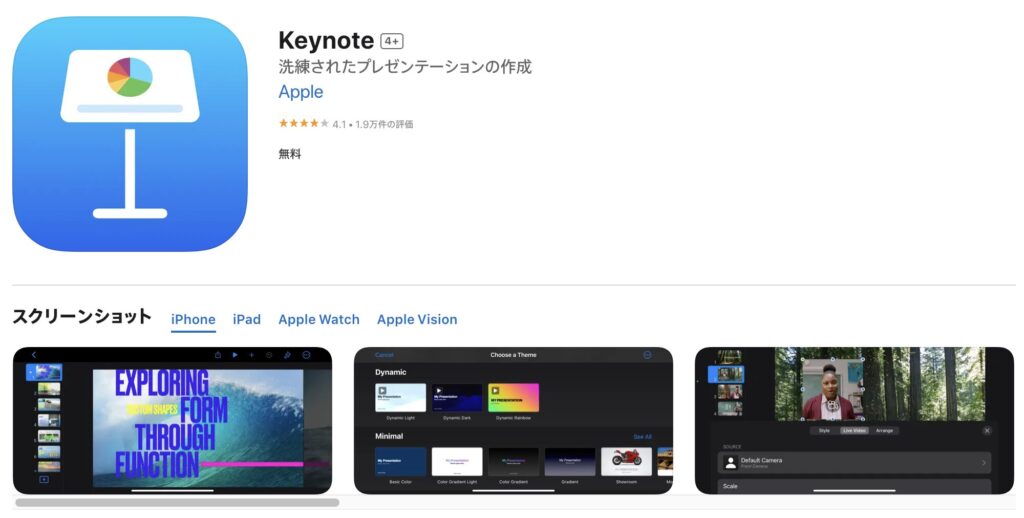 iPhoneユーザー向け：Keynoteについて